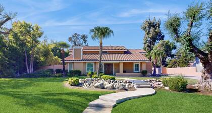 Grill, Large Pool, Plush Patio Furniture, Umbrella