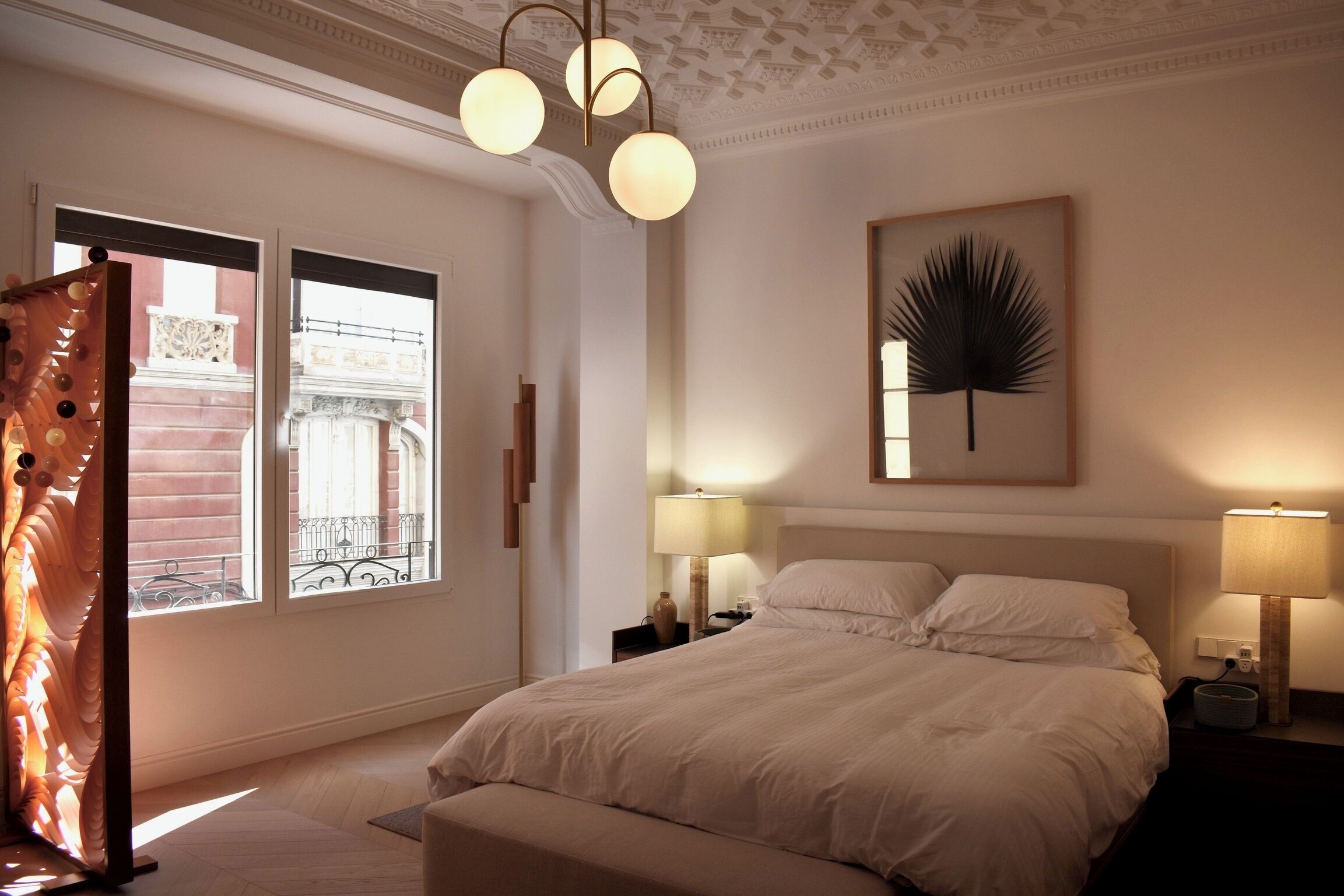 2 dormitorios, tabla de planchar con plancha, wifi gratis y ropa de cama