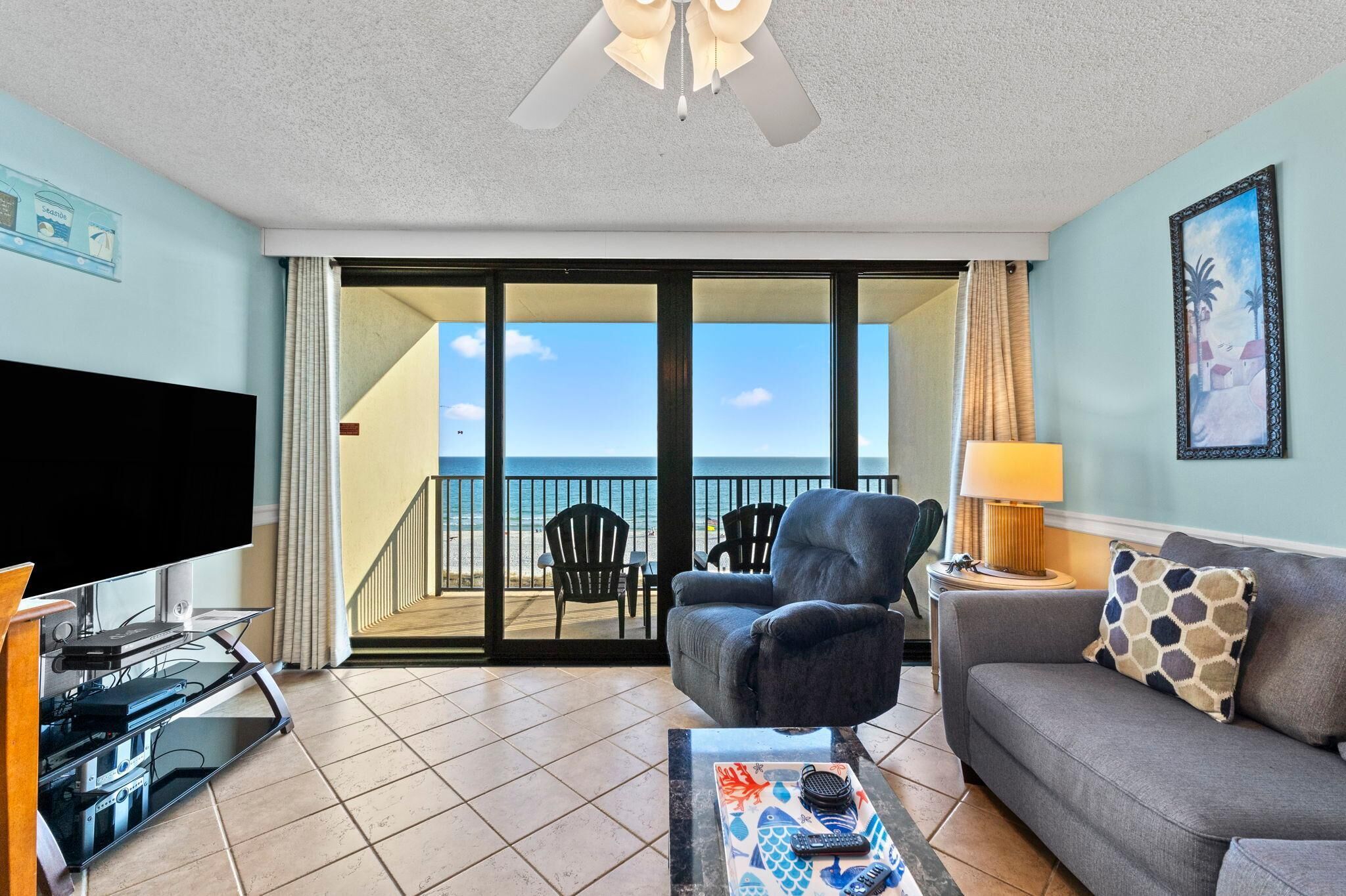 Condo, 1 King Bed with Sofa bed (Island Winds West Unit 575) | Living area