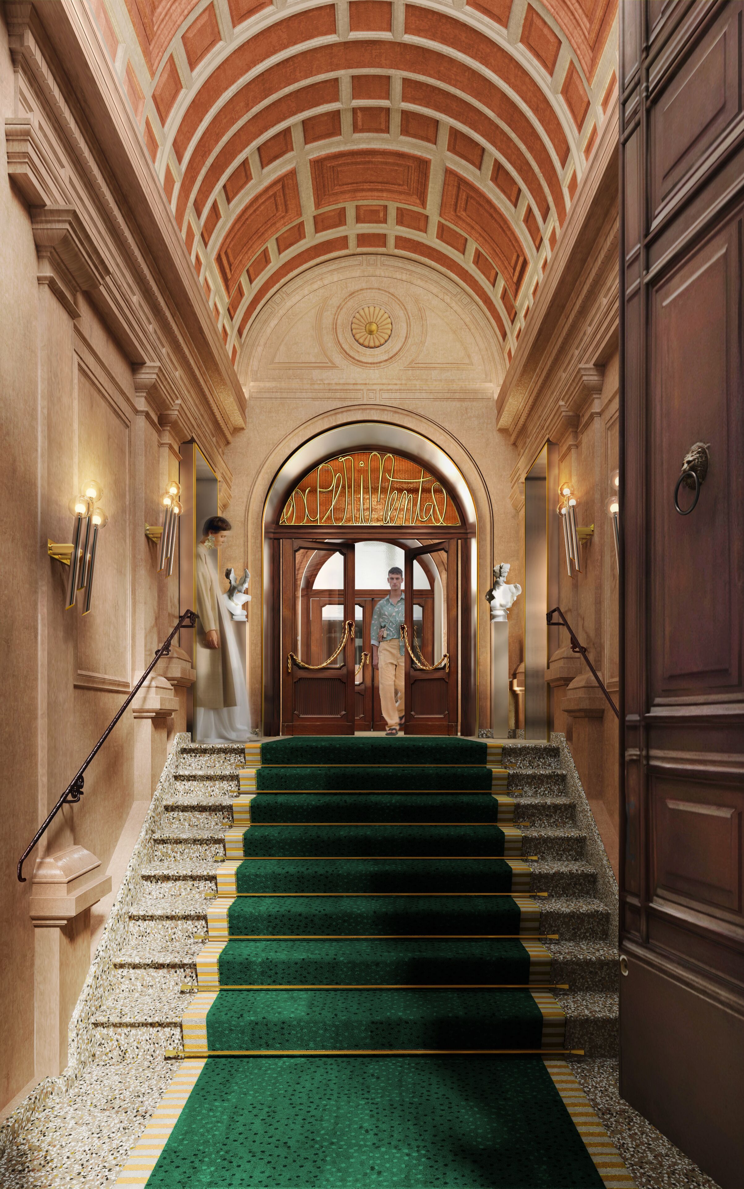 Entrada de la propiedad