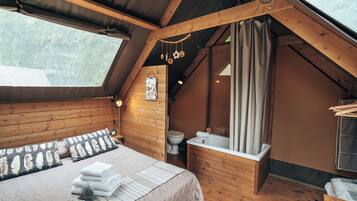 Classic-Zelt, 1 Schlafzimmer, mit Bad, Gartenblick