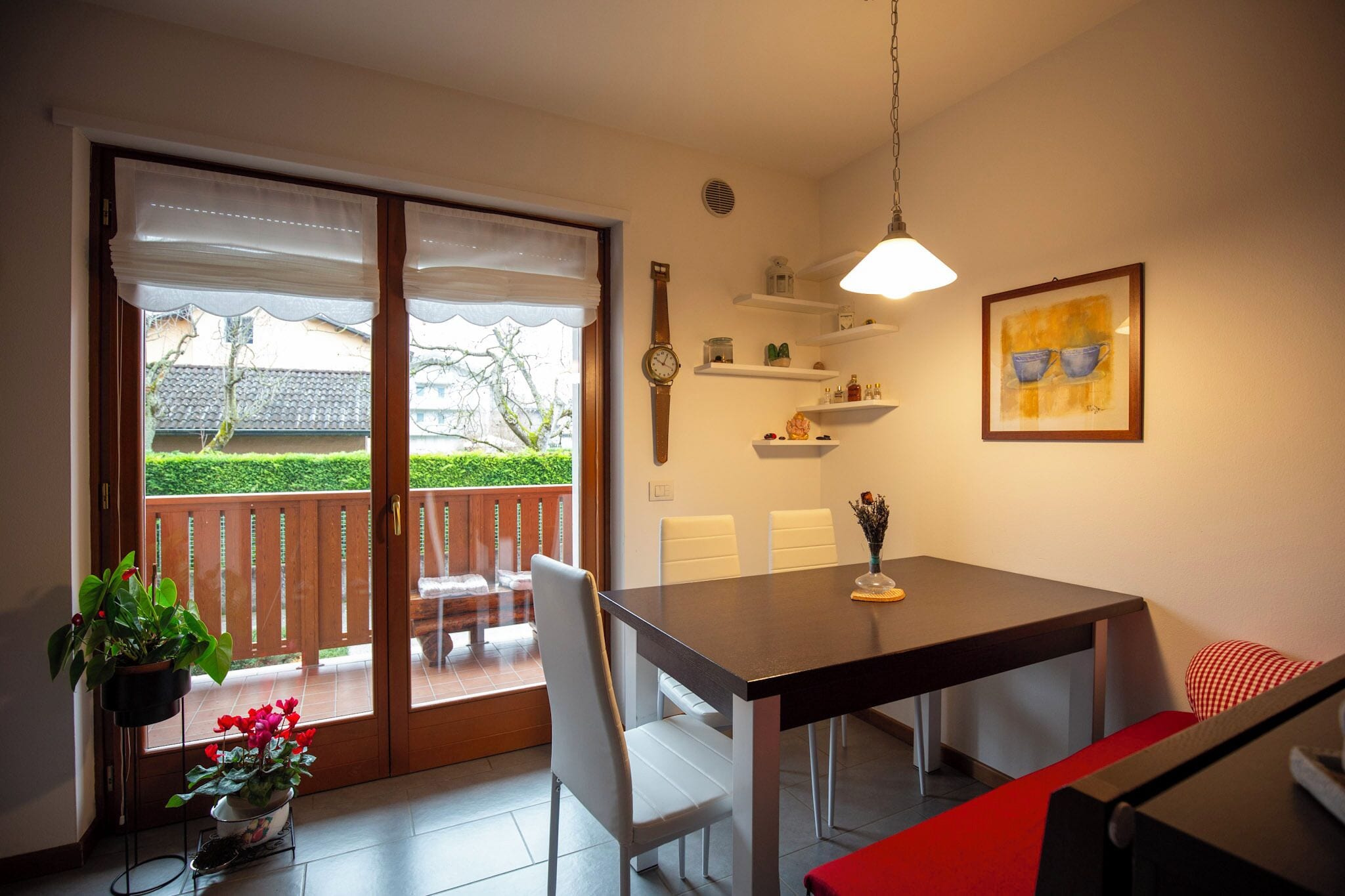 公寓, 阳台, 山景 | 餐厅