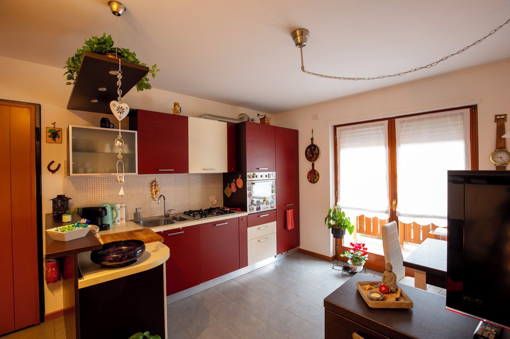 Apartamento, sacada, vista para a montanha | Cozinha privada