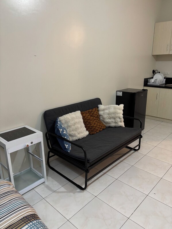 Appart'hôtel Familial, vue ville | Coin séjour