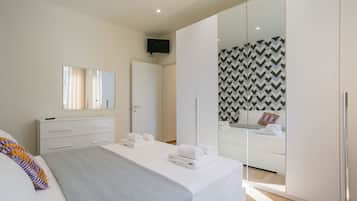 2 camere, ferro/asse da stiro
