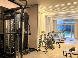 Gym - Moderno com AC academia 24h e rooftop (São Paulo)
