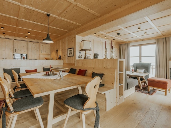 Appartement, vue montagne | Coin séjour