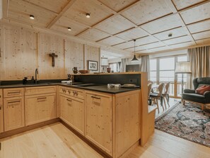 Apartment, Mountain View | Private kitchen - Almrausch Lech Apartments (Lech am Arlberg)