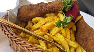 Desayuno inglés gratuito y diario