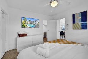 Appartement Familial, vue piscine