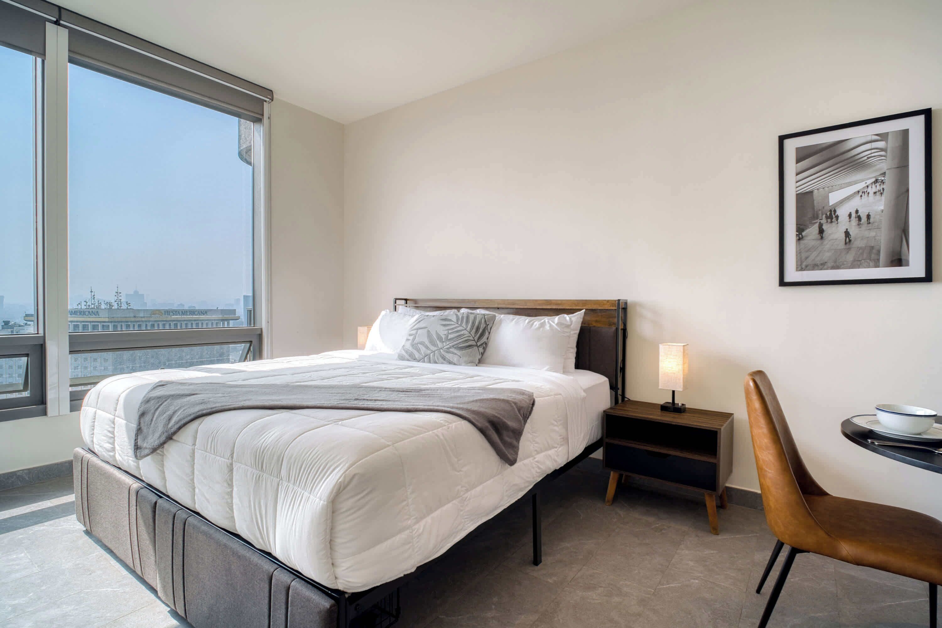 Iron/ironing board, travel crib, WiFi, bed sheets - Modern Studio in Reforma – Pool - Gym - Sauna (Ciudad de México)