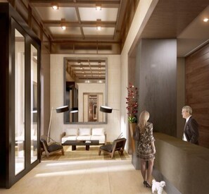 Lobby - Rector Place 1BR Retreat with Fitness Room & Pool (New York)
