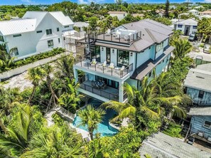 Exterior - New-Luxury Lido Estate-Pool-Rooftop-Steps to Beach (Sarasota)