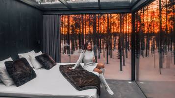 Deluxe-Suite, 1 Schlafzimmer, Küche, Talblick