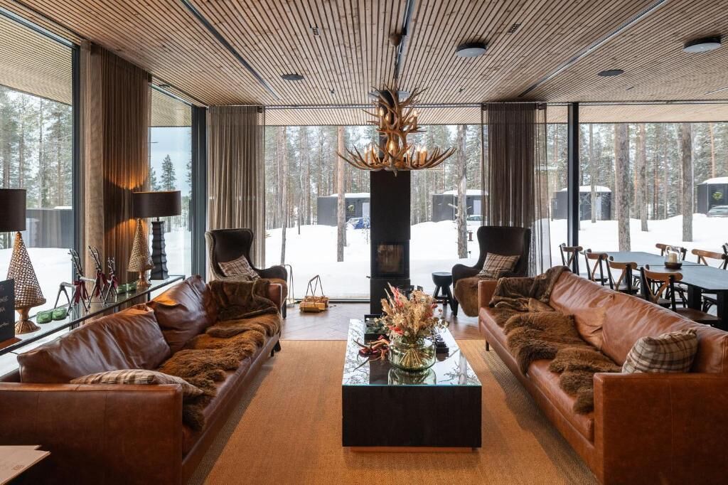 Deluxe-Suite, 1 Schlafzimmer, Küche, Talblick | Innenbereich