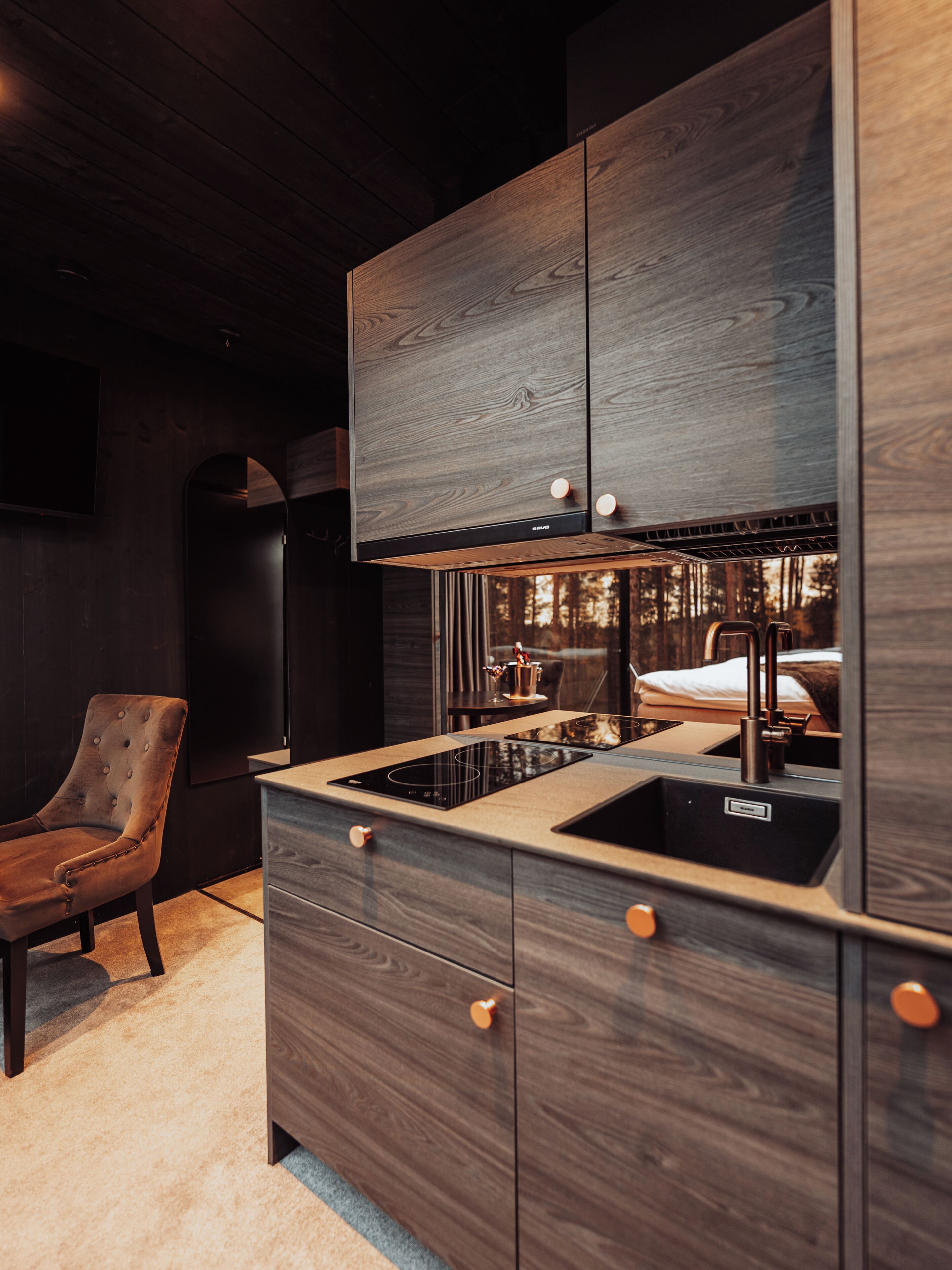 Suite Deluks, 1 kamar tidur, dapur, pemandangan lembah | Dapur pribadi