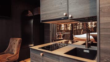 Suite Deluks, 1 kamar tidur, dapur, pemandangan lembah | Dapur pribadi