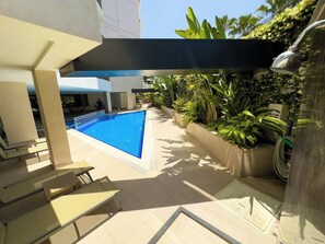 Outdoor pool - Apartments 1+1 Qoople Oba Select (Alanya)