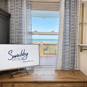 Interior - ~NEW~ Oceanfront Vintage‑Modern Cottage • Beachfront • Steps to Boardwalk Fun (Carolina Beach)