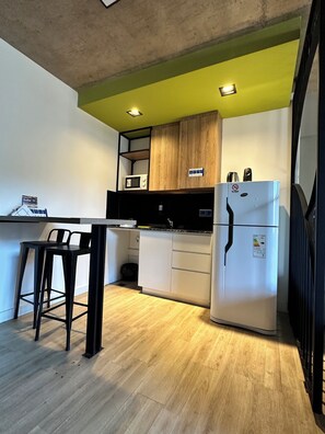 Microwave - Meters away from Paseo Balcarce • Apartment with View & Amenities (Salta)