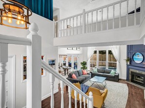 Interior - Theater Pool Sandbox Firepit Lau Escape Lux Living Room (Grand Prairie)