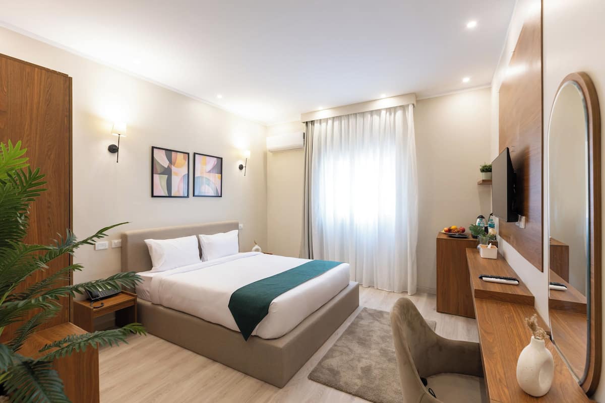 Standard Double Room, City View | In-room safe, desk, blackout drapes, free WiFi