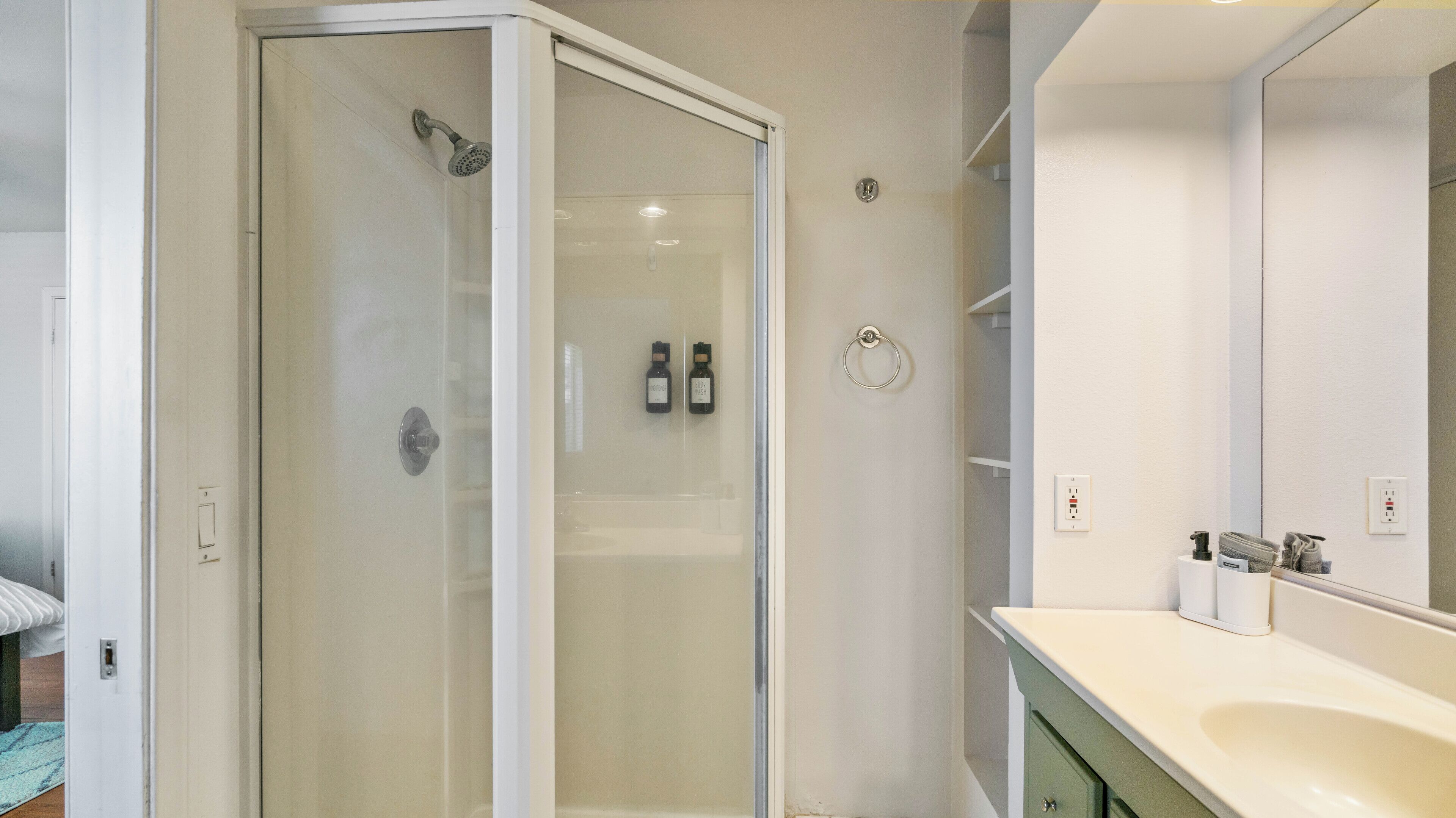 Towels, soap, toilet paper