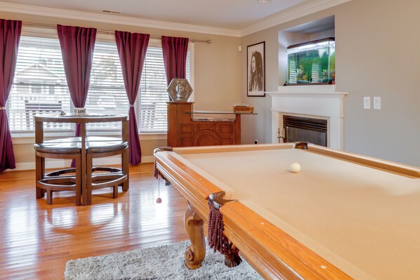 Games room - Centrally Located Hampton Roads Home w/ Game Room! (Portsmouth)