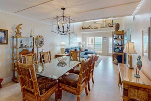 Interior - Waterfront condo w stunning beach views, pool, and tennis court - beach access (South Padre Island)