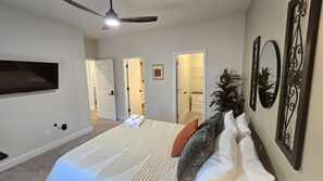 Desk, iron/ironing board, travel crib, free WiFi - 2BR Home w/ Private Baths | Pets | Anderson SC (Anderson)