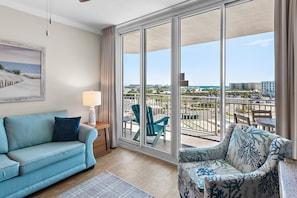 Condo, Multiple Beds (Waterscape 535-A) | Living area - Waterscape 535-a (Fort Walton Beach)