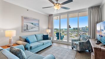 Condo, Multiple Beds (Waterscape 535-A) | Living area