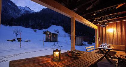 Ferienhaus bis 11 Gäste mit Hüttensauna, Gemütlich, Bergblick,
Hundefreundlich,