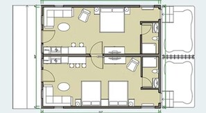 Floor plan - Open concept - NOOK 19A (Attica)