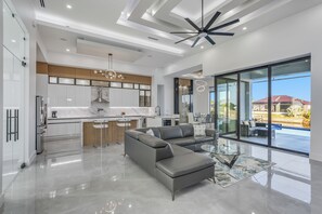 Interior - Gulf-Access Canal front Villa with Heated Pool/SPA in Cape Coral, FL (Cape Coral)