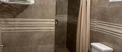 Shower, hair dryer