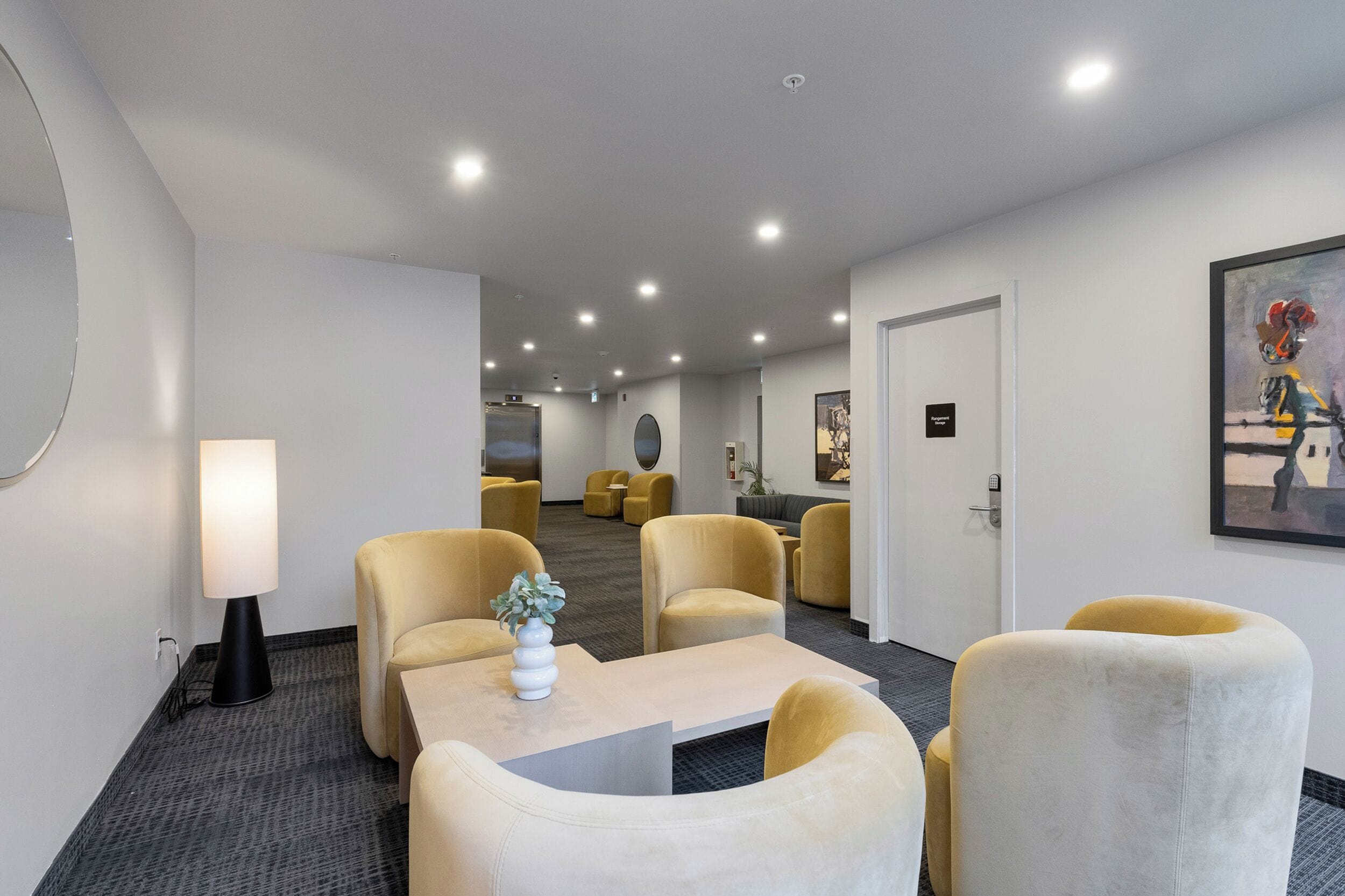 Sala de estar en el lobby