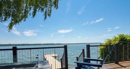 Finger Lakes Lakefront Retreat | Patio | Dock