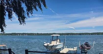 Finger Lakes Lakefront Retreat | Patio | Dock
