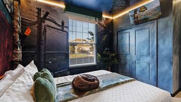 5 dormitorios, tabla de planchar con plancha, cuna de viaje y wifi