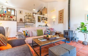 TV connectée, cheminée