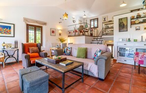 TV connectée, cheminée