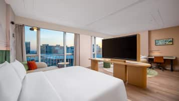 Quarto premium, 1 cama King | Wi-Fi de cortesia