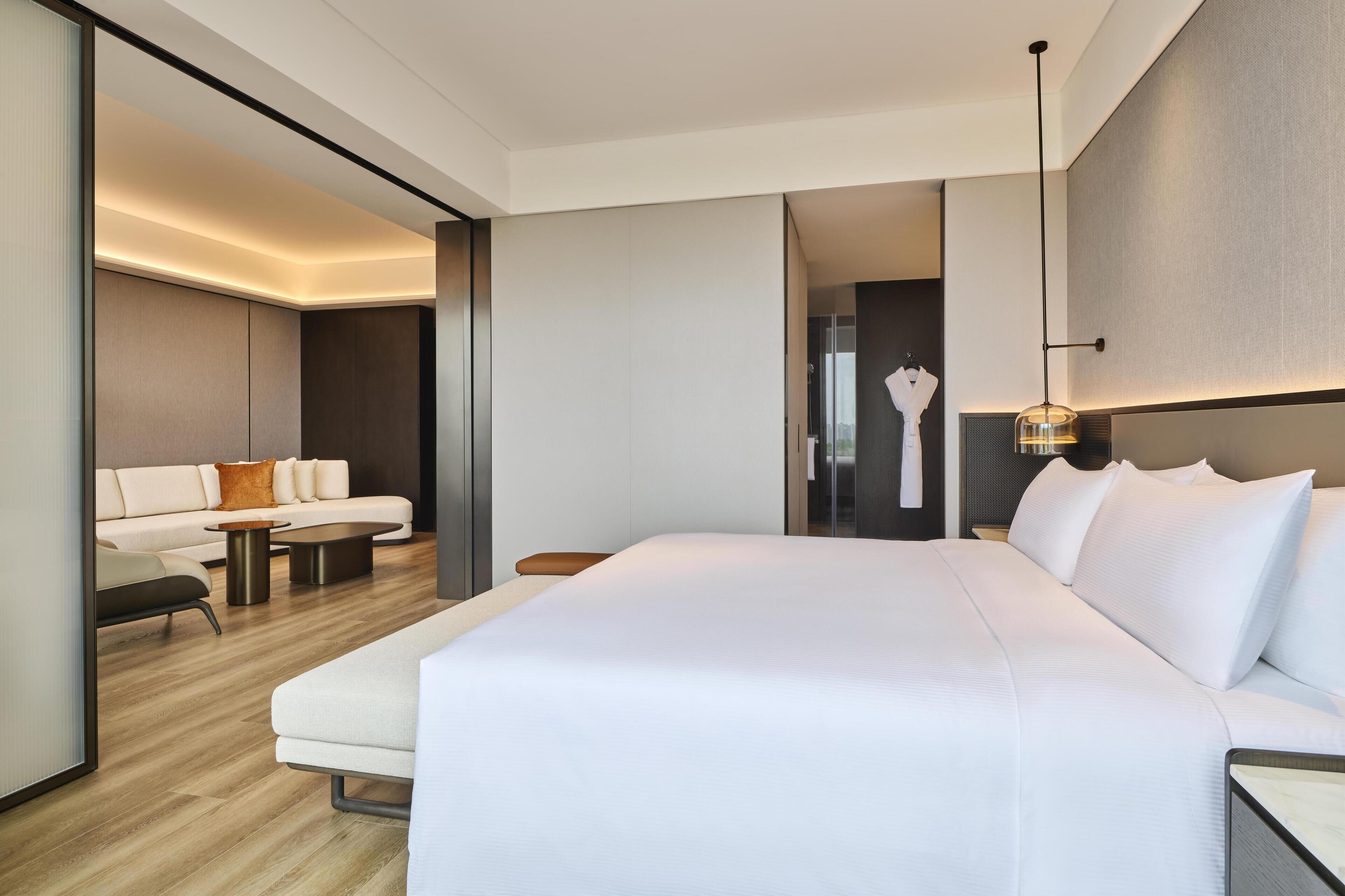 Suite Deluxe, 1 llit de matrimoni gran, vistes al jardí | Roba de llit d'alta qualitat i cobrellits 