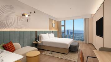 Quarto luxo, 1 cama King | Wi-Fi de cortesia