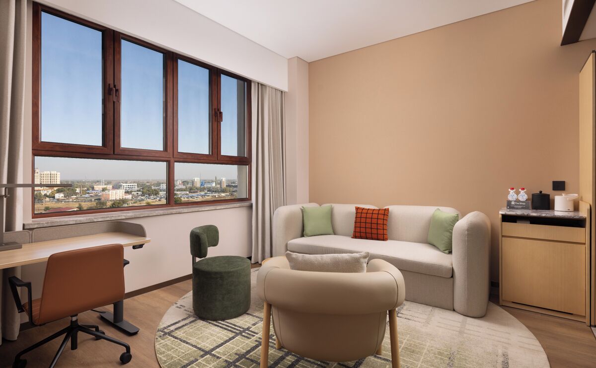 Deluxe Room, 1 King Bed with Sofa bed | Premium bedding, down comforters, memory foam beds, free minibar