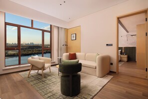 Deluxe suite, 1 kingsize bed | Luxe beddengoed, donzen dekbedden, bedden met traagschuimmatras