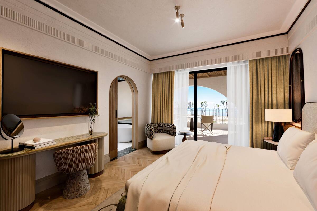 Four Bedroom Villa, Private Pools, Sea Front | Minibar, in-room safe, blackout drapes, iron/ironing board
