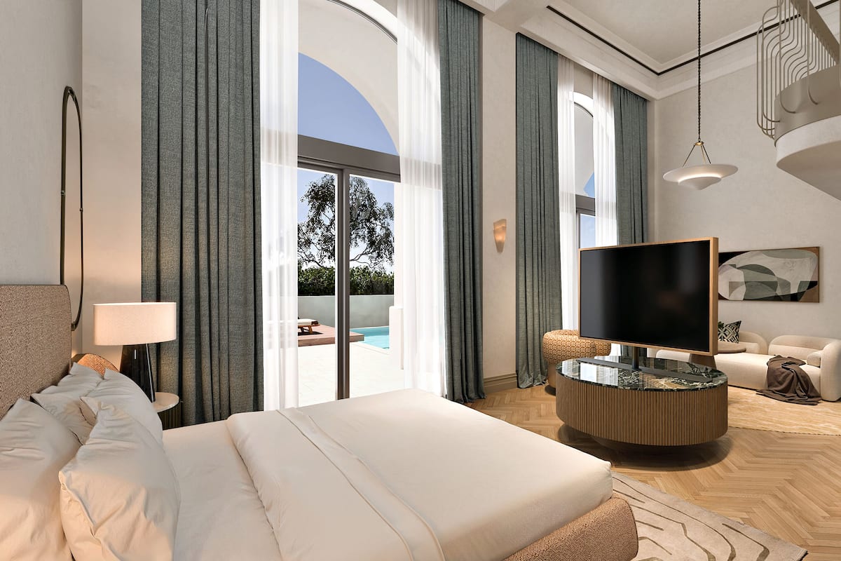 Premier-Suite, 1 King-Bett, Meerblick, Poolseite (Loft) | Kostenloses WLAN