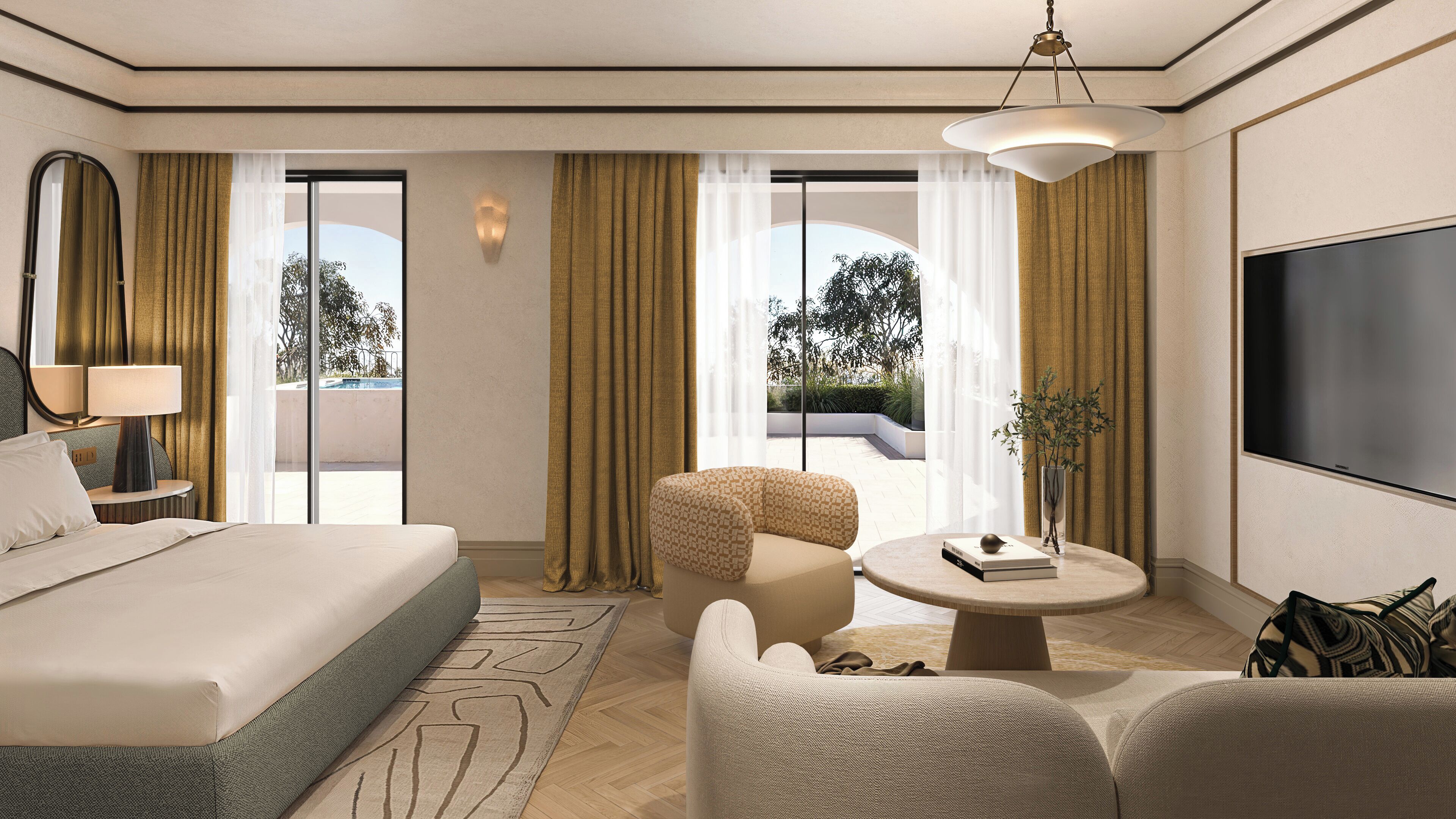 Minibar, caja de seguridad en la habitación y cortinas blackout 